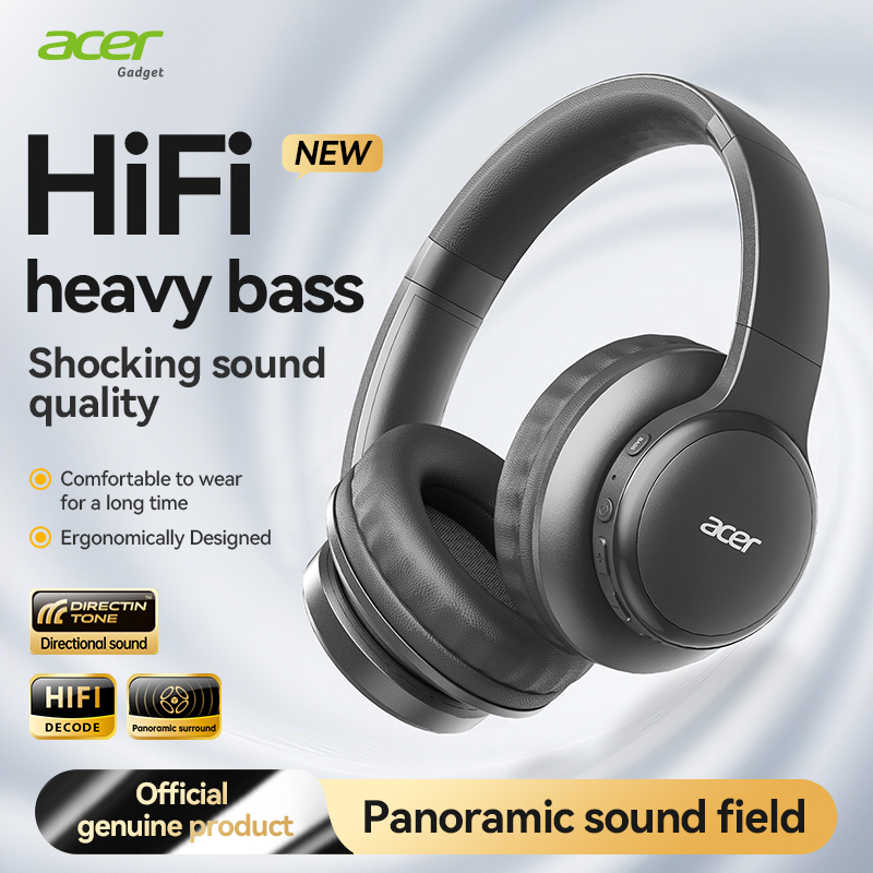 Anc Wireless Over Ear Headphones - Auricolare Bluetooth Wireless Acer Ohr559 con