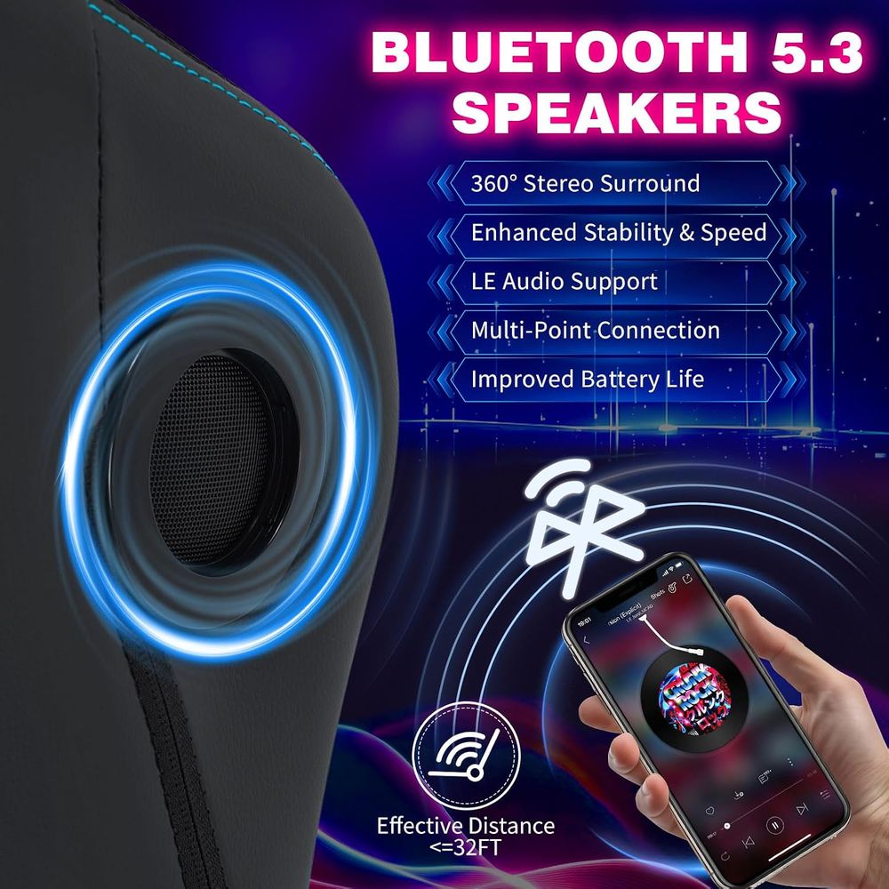 Sedia da Gaming con Luci LED,  - Speakers recensione e prezzo