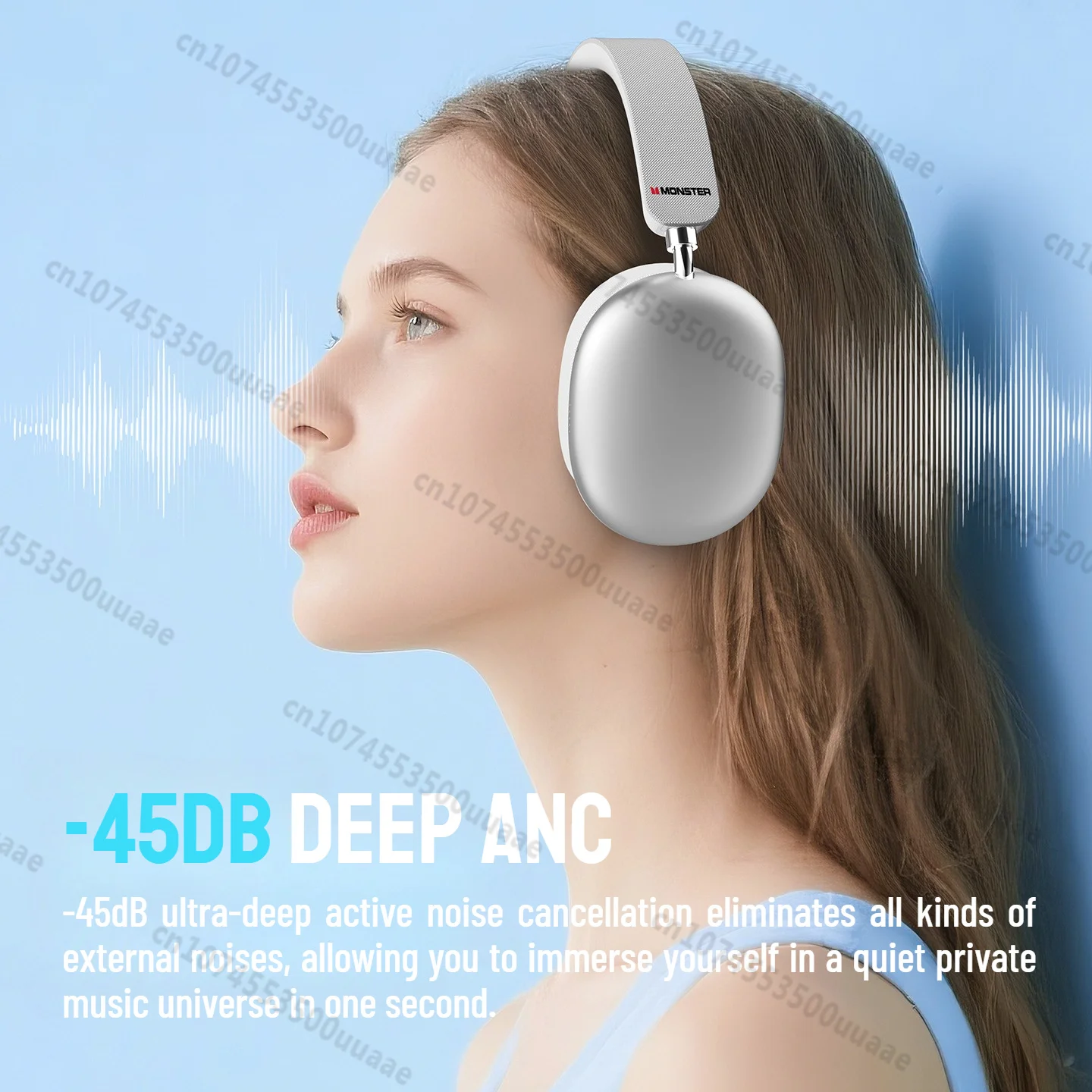 Monster AH100 - Cuffie con can - Anc Wireless Over Ear Headphones recensione e prezzo